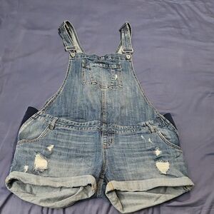 Indigo Blue Maternity Shortalls